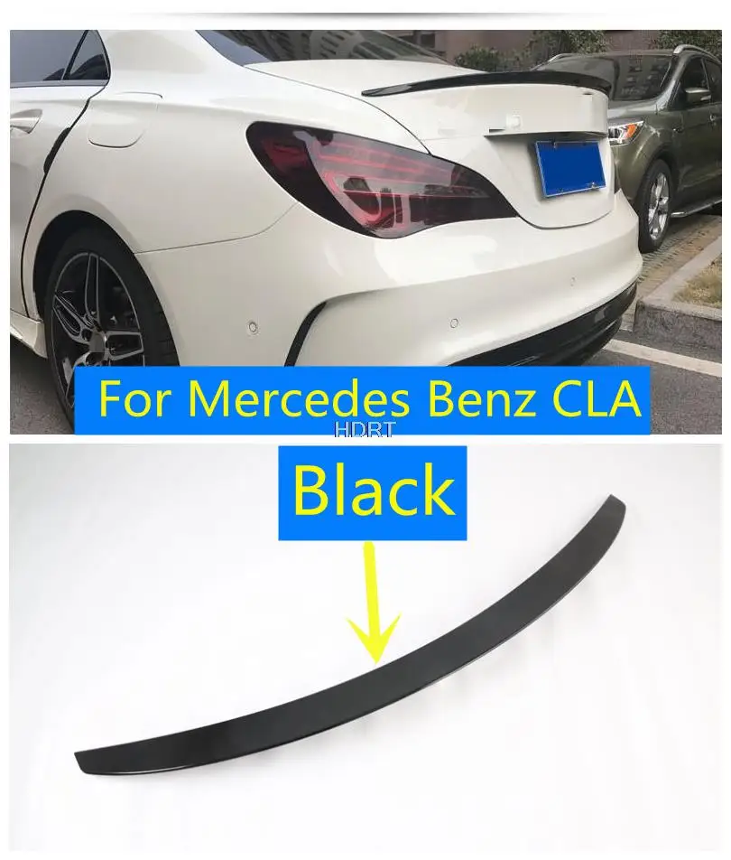 

Roof Rear Spoiler Wing Tail Splitter Diffuser Trunk Spoiler Body Kit Decoration For Mercedes Benz CLA CLA220 2020 Carbon fibre