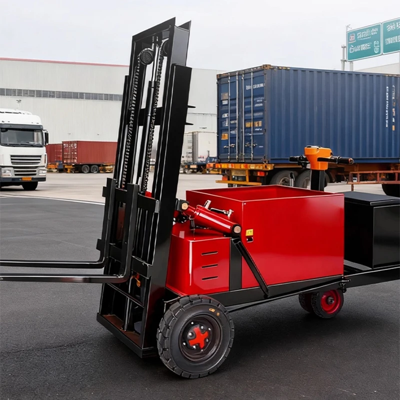 電動フォークリフト シンプルコンパクトパレットジャック 油圧リフトトラック 積載/荷降ろし用 500KG ハンドトラック（カスタマイズ可能）