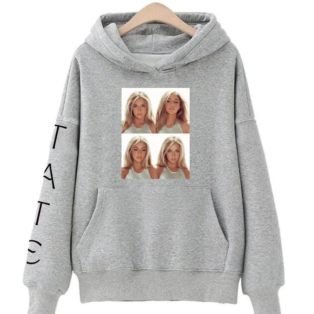 Tate McRae Mind Pullover Hoodie Fashion Casual Hoodies Men Women Long Sleeve Hooded Sweatshirts Streetwear Pullover Trendy Tops