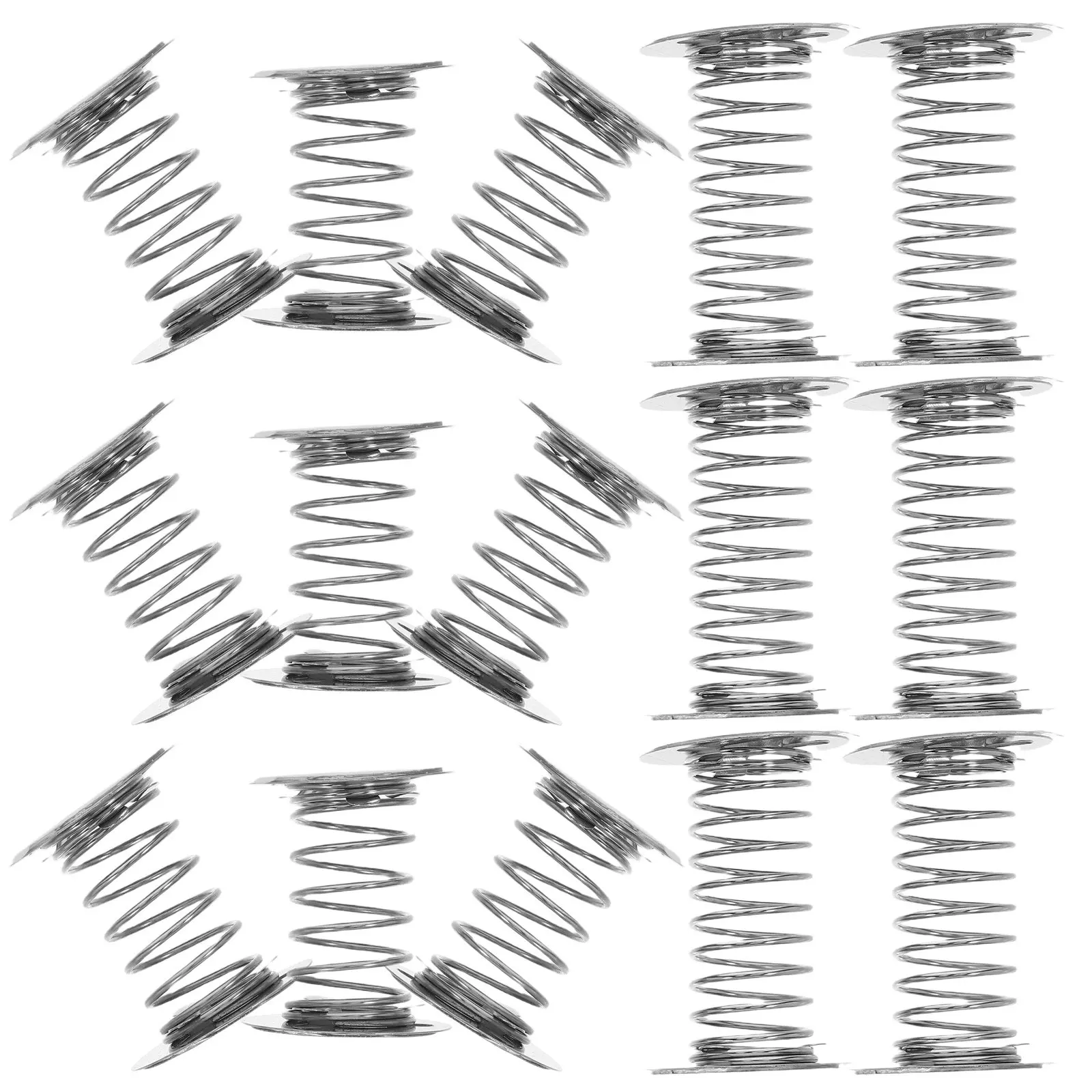 18Pcs Spring Base Shake Head Figure DIY Dashboard Decoration 4Cm 3Cm Car Stand Wobble Swing Craft Action Movement Display