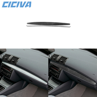 For BMW 1 Series E81 E82 E87 E88 2008-2013 Carbon Fiber Co-driver Instrument Panel strip Car inside Trim Accessories Sticker