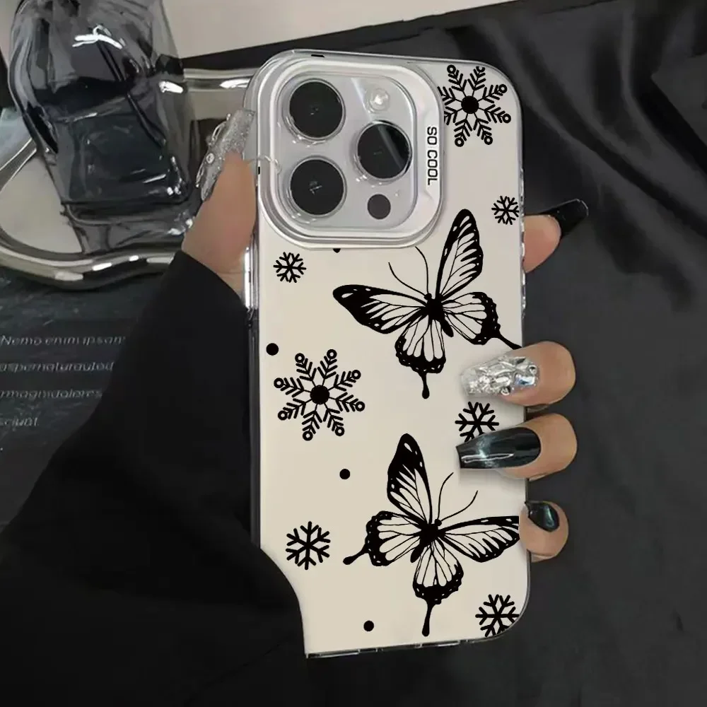 For Vivo Y28 4G 5G Y36i Case Soft Silicone IMD Shockproof Protector Colorful For VIVO Y36I Y 28 Back Cover Butterfly Fundas