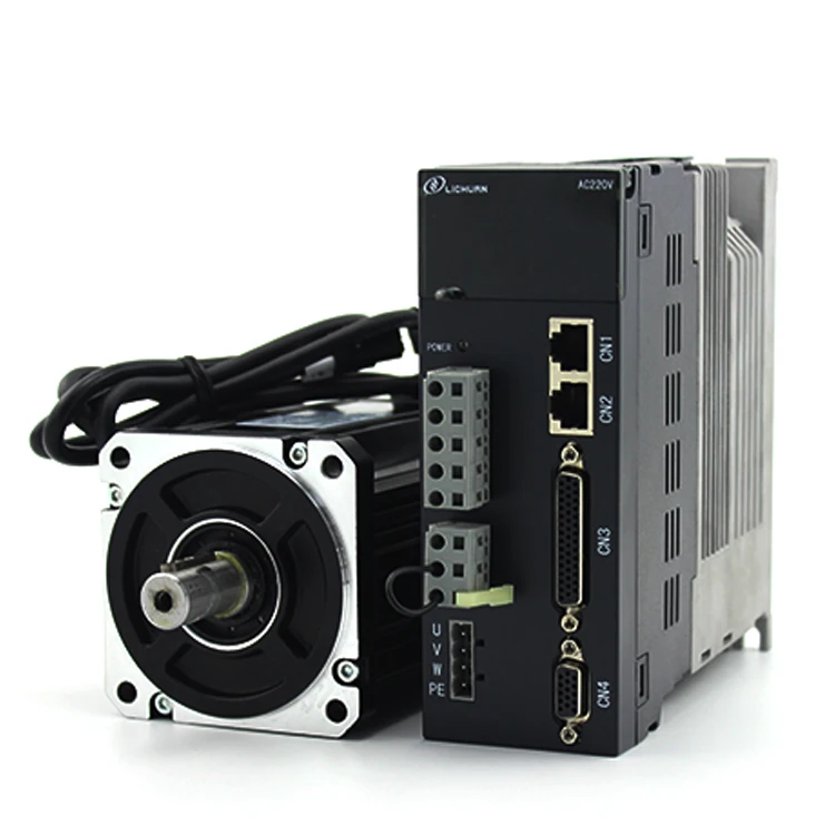 

Серводвигатель LICHUAN, 1 кВт, 90 мм, 2500 об/мин, 4 Нм, серводвигатель с ЧПУ, комплект серводвигателя переменного тока 90M04025 + A4, серводвигатель De Motor De Engranajes