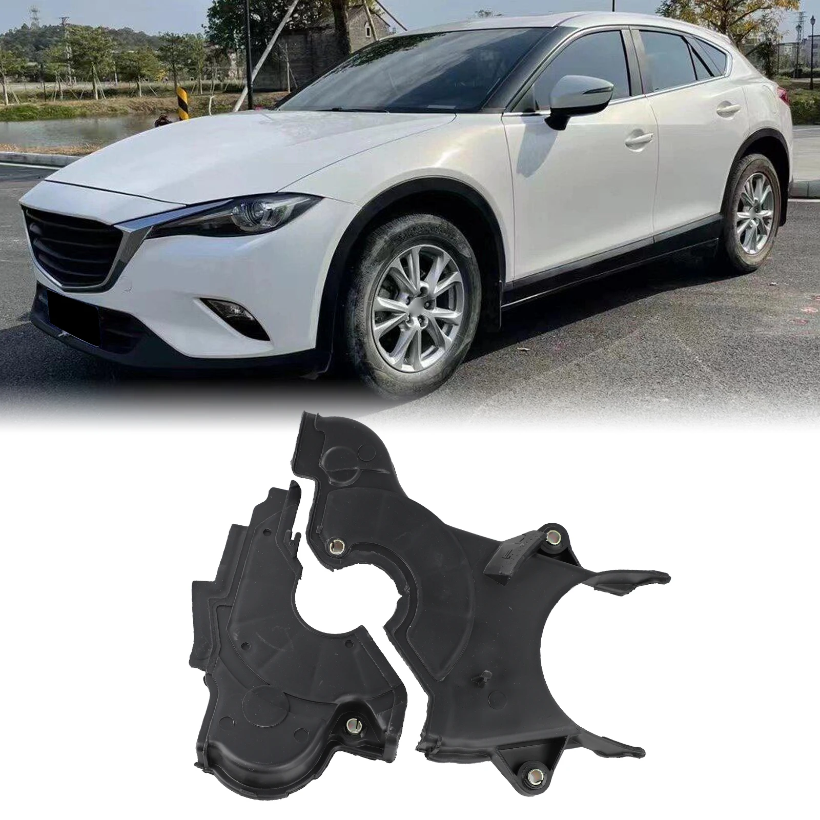Replacement Parts Lower Engine Timing Belt Cover Engine Timing Cover Timing Cover For Mazda Direct Replacement For Mazda Protege