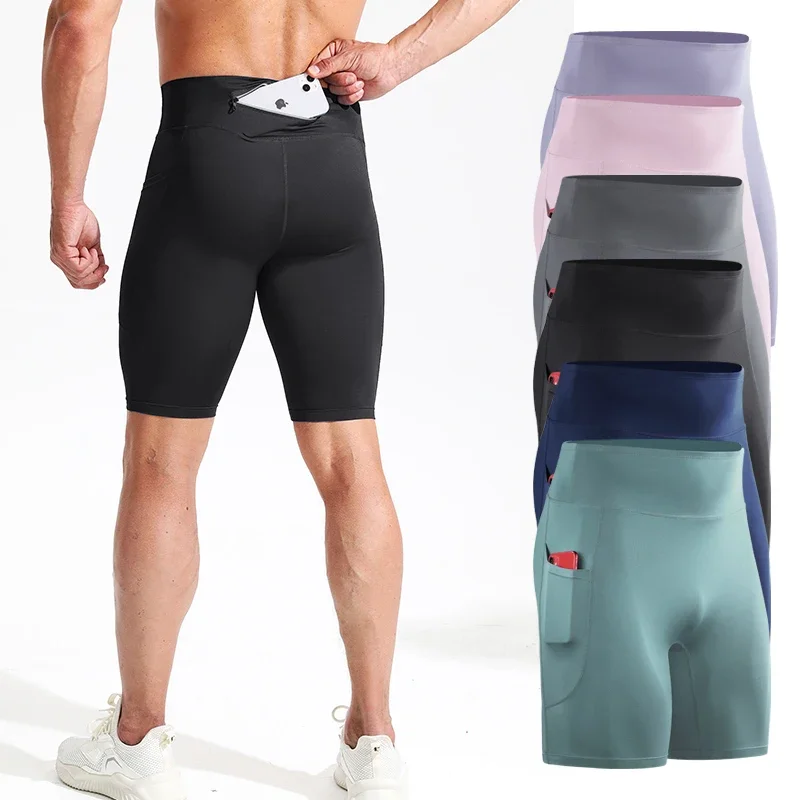 Men Outdoor Running Pocket Shorts Board GYM Cycling Fitness Legging Riding Basketball Hiking Trainning Sport Soccer Clothing 5