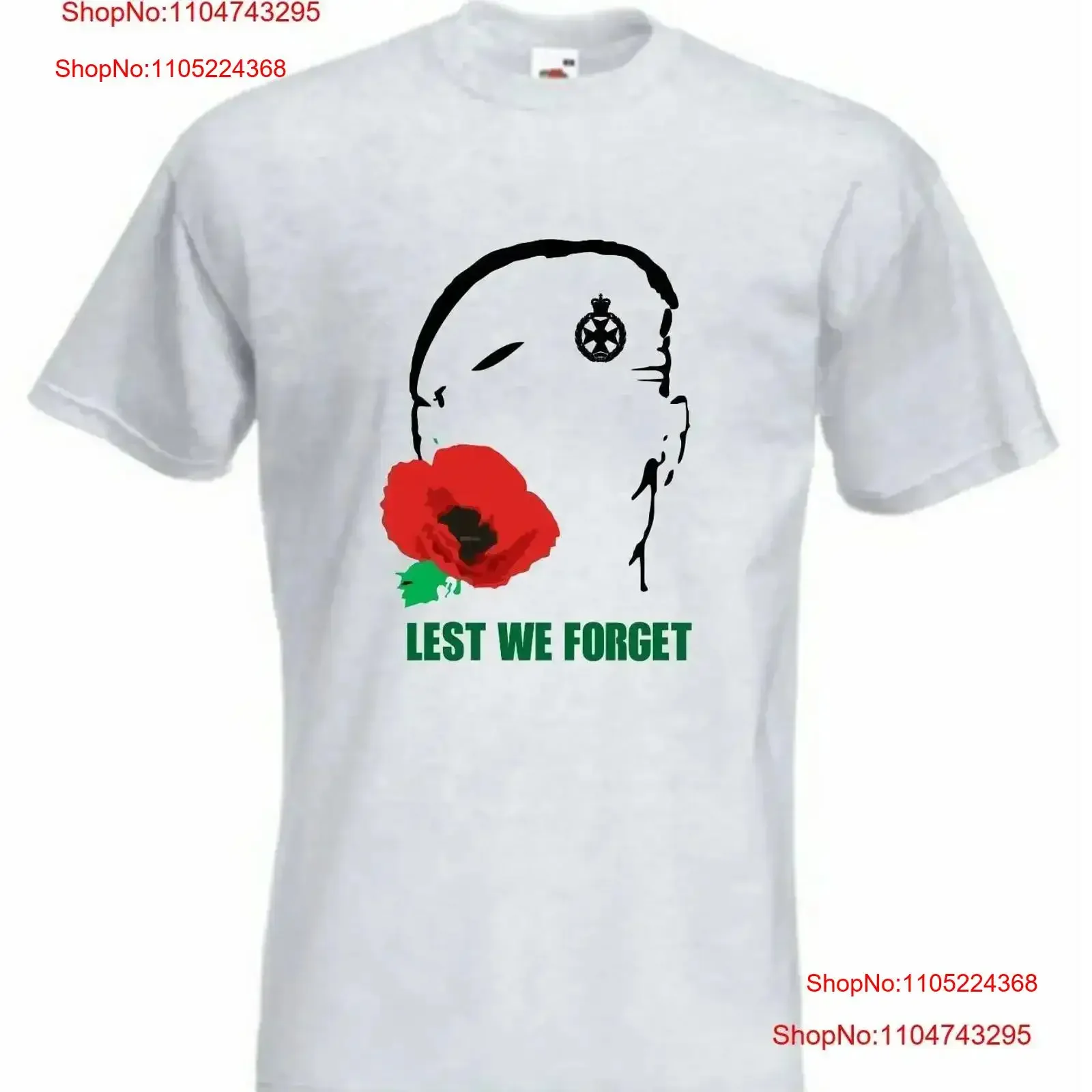 السترات الخضراء الملكية تي شيرت RGJ Lest ننسى أن ننسى خمر غسلها الشارع الشهير مصمم الملابس الرسم أزياء مريحة أوم #1