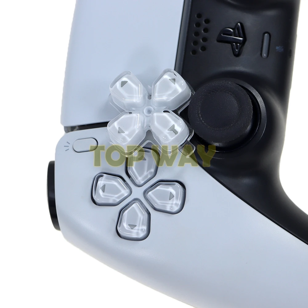 1PC 交換 PS5 ハンドルクリスタルクロスボタンキープレイステーション 5 PS5 V1 V2 V3 コントローラ