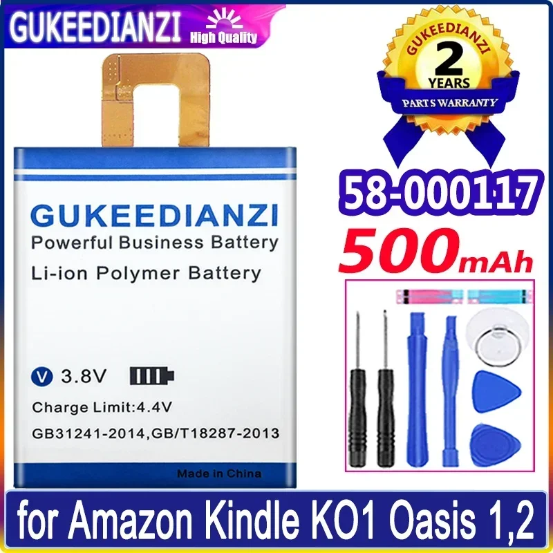 

Bateria Large Capacity Replacement Battery For Amazon Kindle KO1 Oasis 1,2 Oasis1 Oasis2 58-000117 500mAh