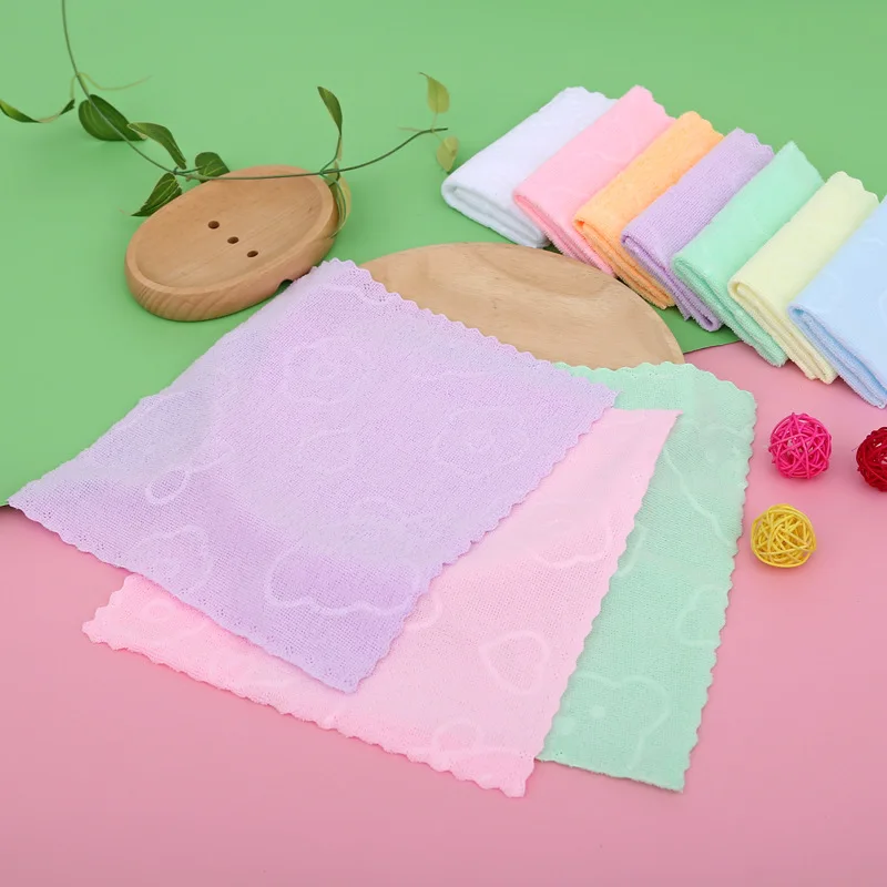 4pcsColor is randomly selected Quick-drying microfiber cleaning cloth，Multi-Color Optional – Reusable、Machine washable multi-sur