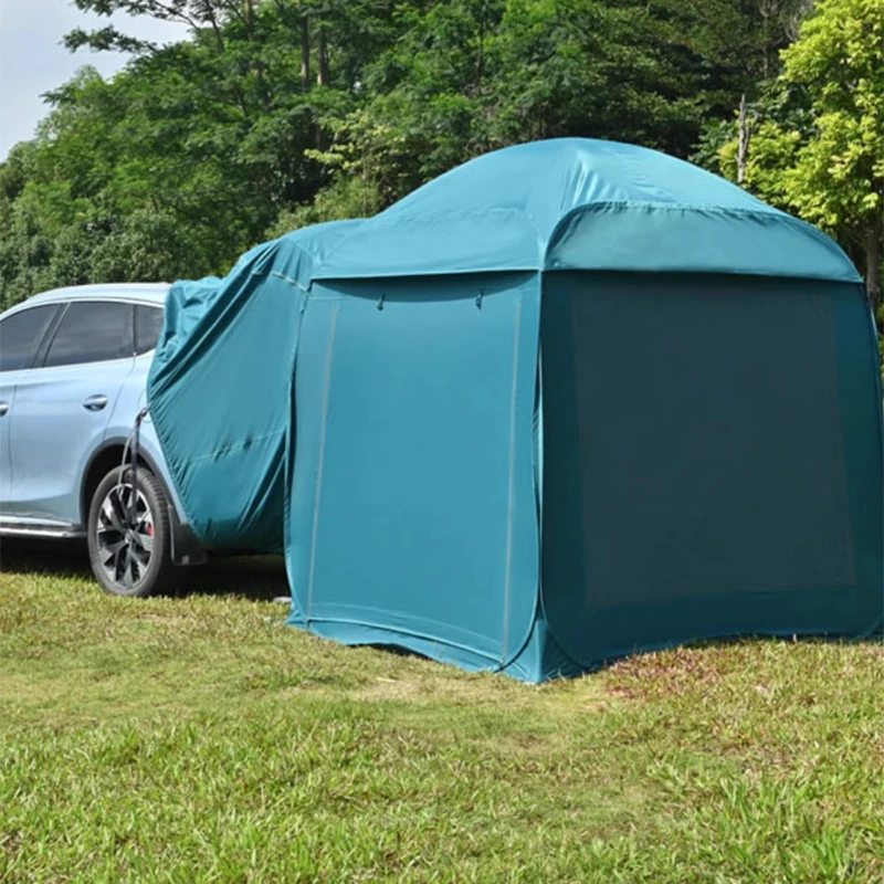 Car Tail Tent Automatic Erection Self-driving Outdoor Camping Sunshade Canopy Sun Protection Rain and Mosquito Repellent