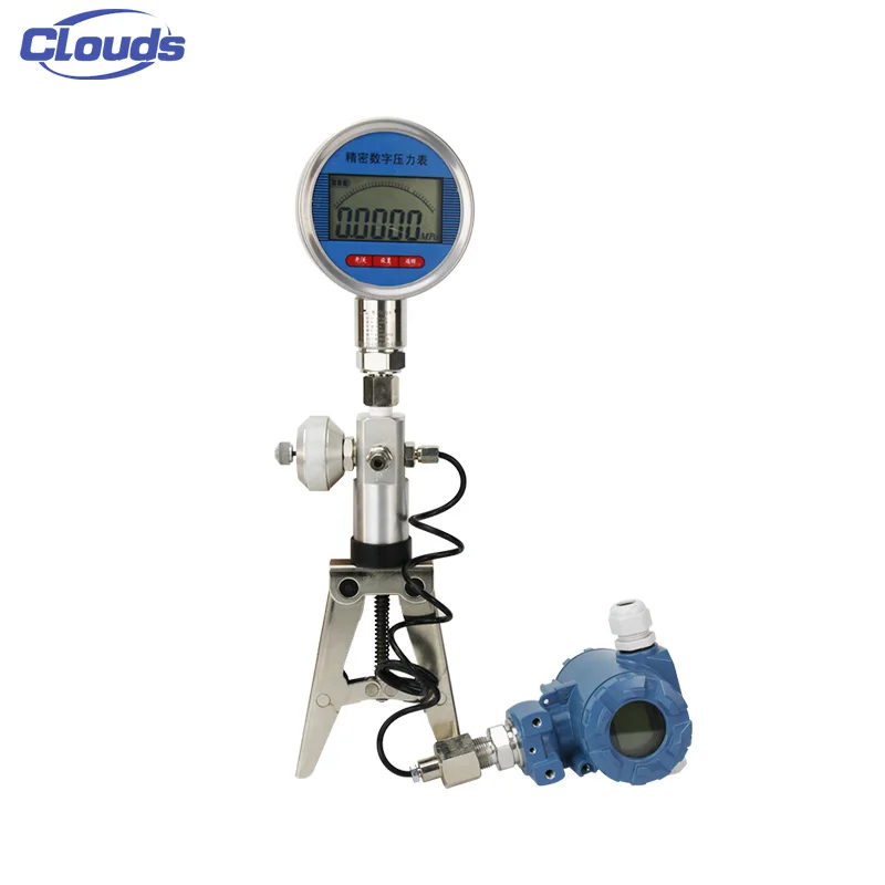 Clouds Handheld pressure gauge calibrator, portable vacuum negative pressure calibrator, pressure detector calibration