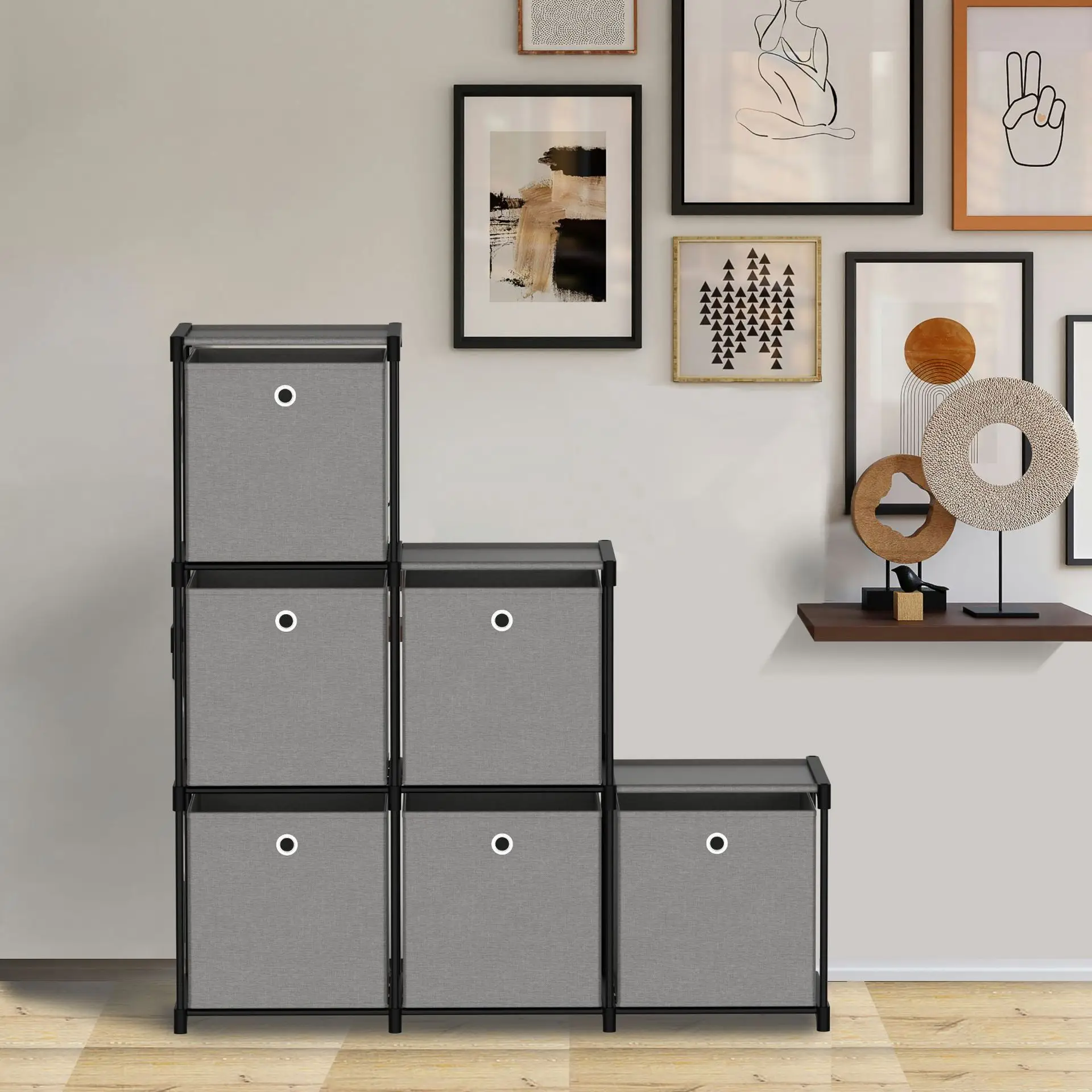 

Storage Cabinet Simple Household Multi-layer Installation-Free Shelf Multifunctional Storage Finishing Floor Storage Cabinet