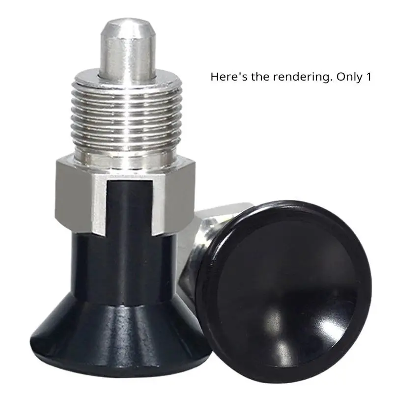 AEE2-Mini Indexing Plunger Stainless Steel Spring Positioning Pin With Knob For Mechanical Assemblies (MT635, )