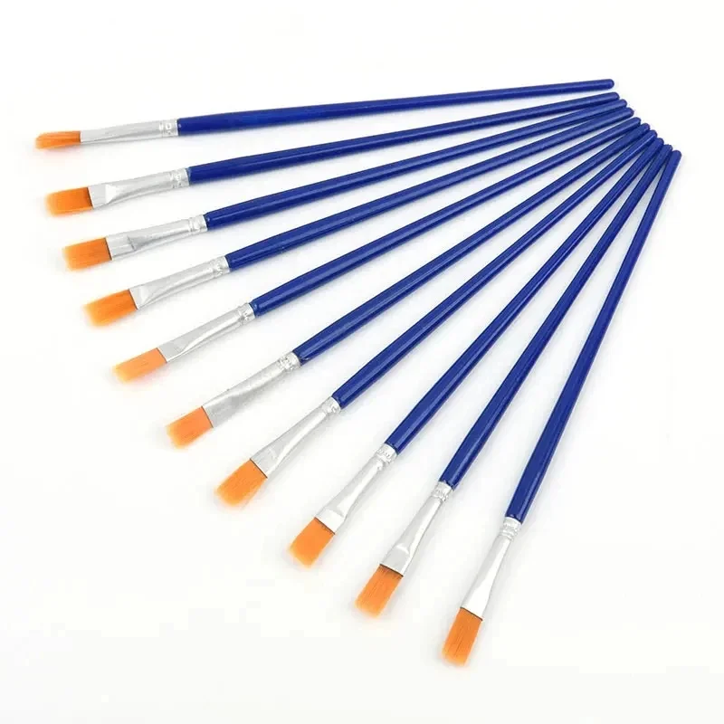 10-40Pcs Fine Oil Painting Brush Acrylic Painting Digital Painting Children'S Environmental Nylon Brush Row Pen Stationery