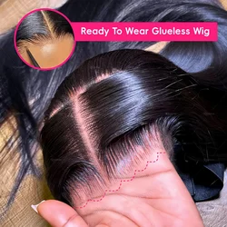 Bone Straight 13x6 Lace Front Wigs Human Hair Brazilian Transparent Wigs For Black Women 13x4 Hd Lace Frontal Human Hair Wig