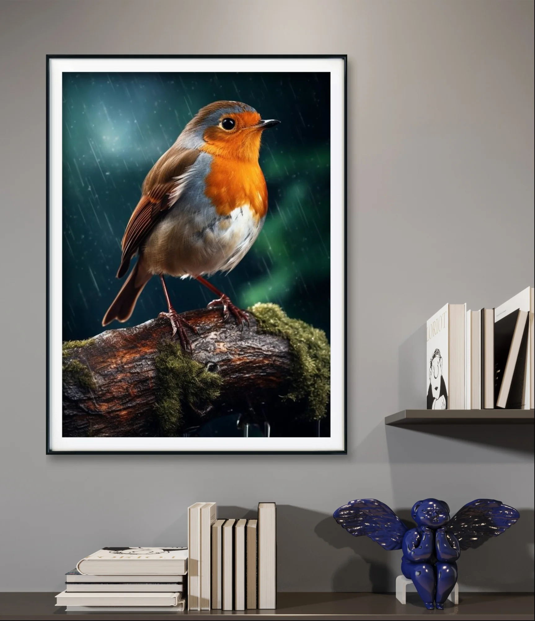 Robin Bird 5D Diamond Embroidery European Robin Picture Diy Diamond Painting Rhinestone Gift Cross Stitch Animal Home Wall Decor