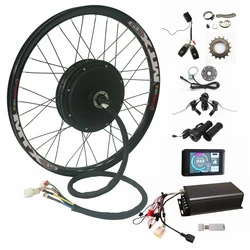 48V-72V NBpower/QS205 3000w 150mm Dropout Electric Bike Motor Wheel kit  EBike Conversion Kit with Sabvoton 60A Controller UKC1