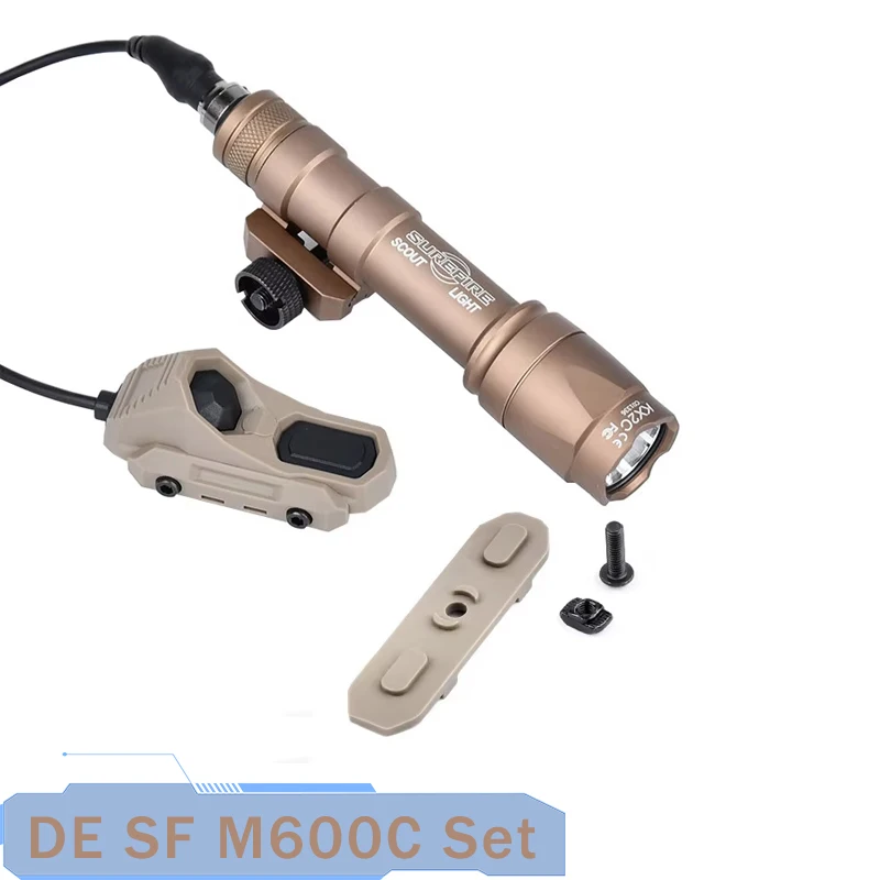 Trefzekere PEQ15 M300/M600 Zaklamp met AXON Dual Functie Afstandsbediening Drukschakelaar voor 20mm Rail Jacht Tactical Airsoft licht