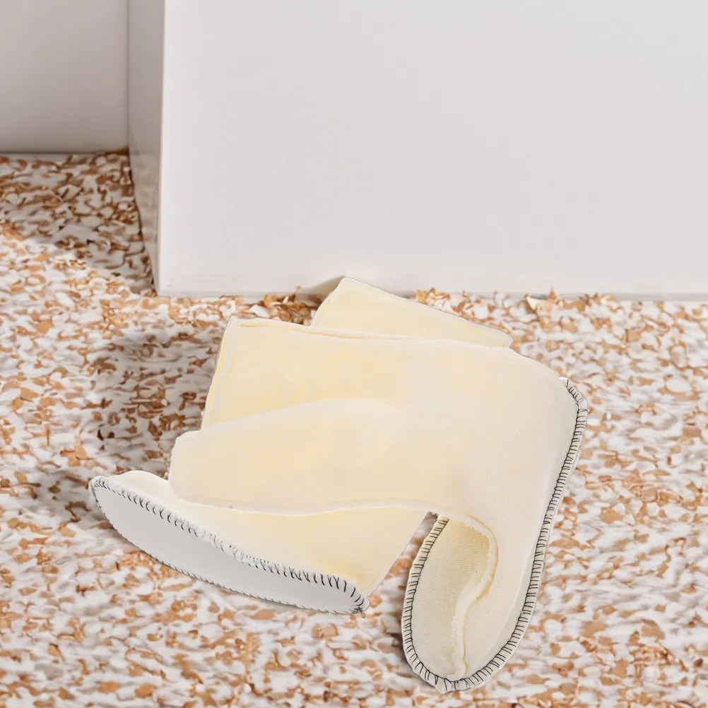 

2Pairs Rain Boot Liners Warm Insulated Soft Shoe Liners Washable Cloth Lined Winter Boot Socks for Walking Outdoor Work Men