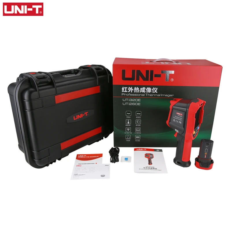 UNI-T Construction Thermal Imager UTI260E 256x192 Pixel Thermal Imaging Camera Thermographic Camera Floor Heating Tube Testing