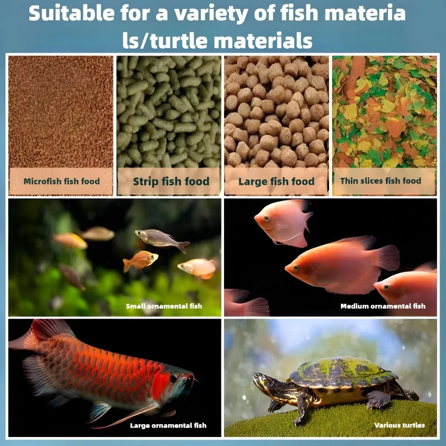 Smart Aquarium Automatic Fish Tank Feeders 4-speed Fish Feeder Timed Large-capacity Guppy Turtle Food Dispenser for Ornamental view 5