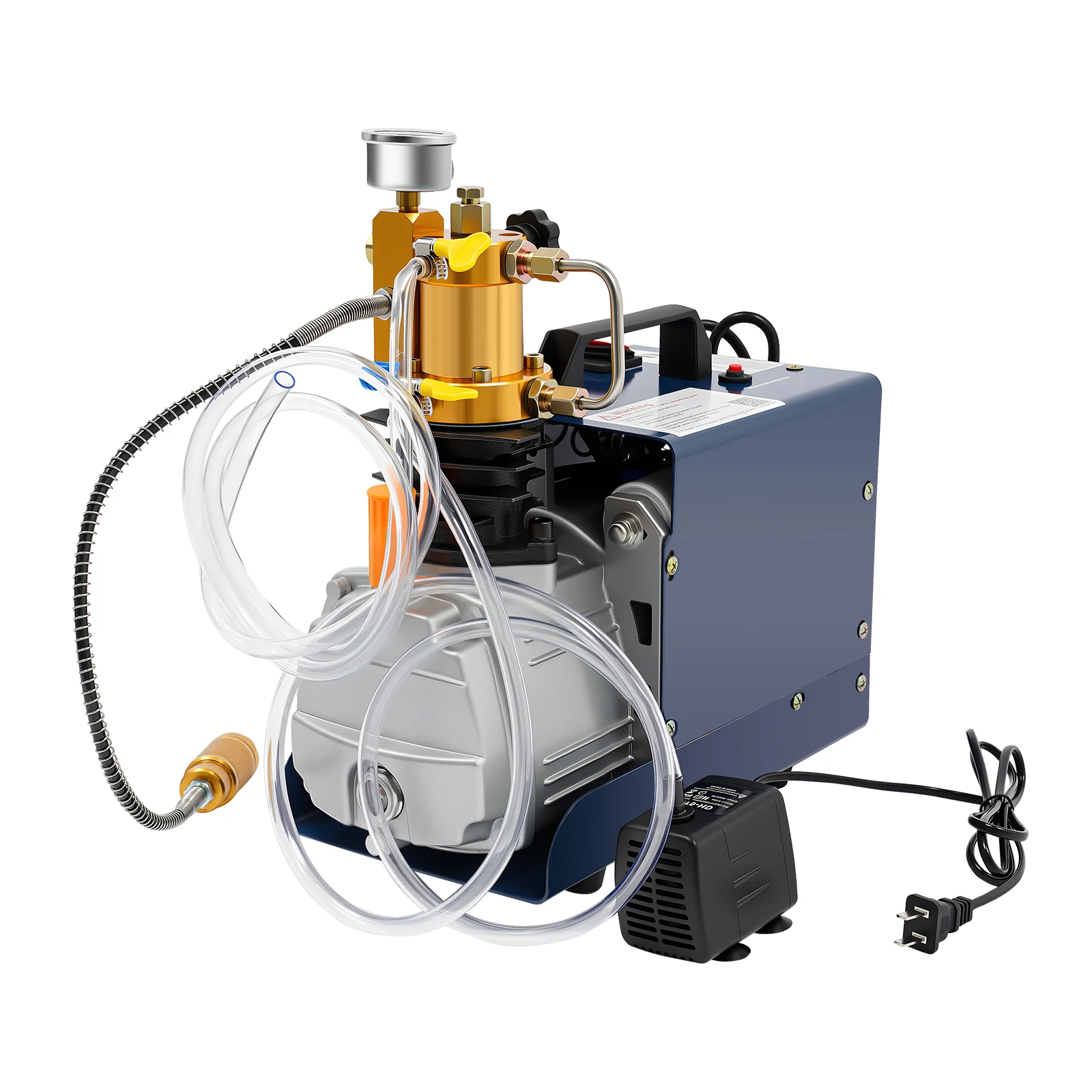 PCP Luftkompressor 1800W 2800 U/min Kabelgebundener Elektrischer Hochdruck-Luftkompressor für Ventile, Rohrleitungen, Hochdruckflaschen – Detail 9