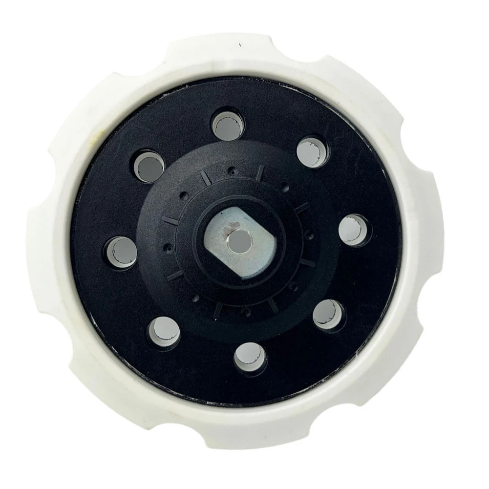 125mm Sanding Backing Plate Prevents Disc Damage Quick Sandpaper Replacement Vacuum Holes Versatile Sanding Tool