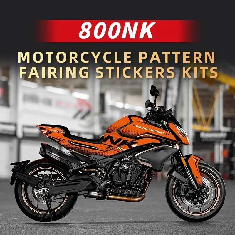 Pattern Printing Stickers Kits for Motorcycle Protection and Decoration, Used for CFMOTO 800NK, Various Styles accessoires moto