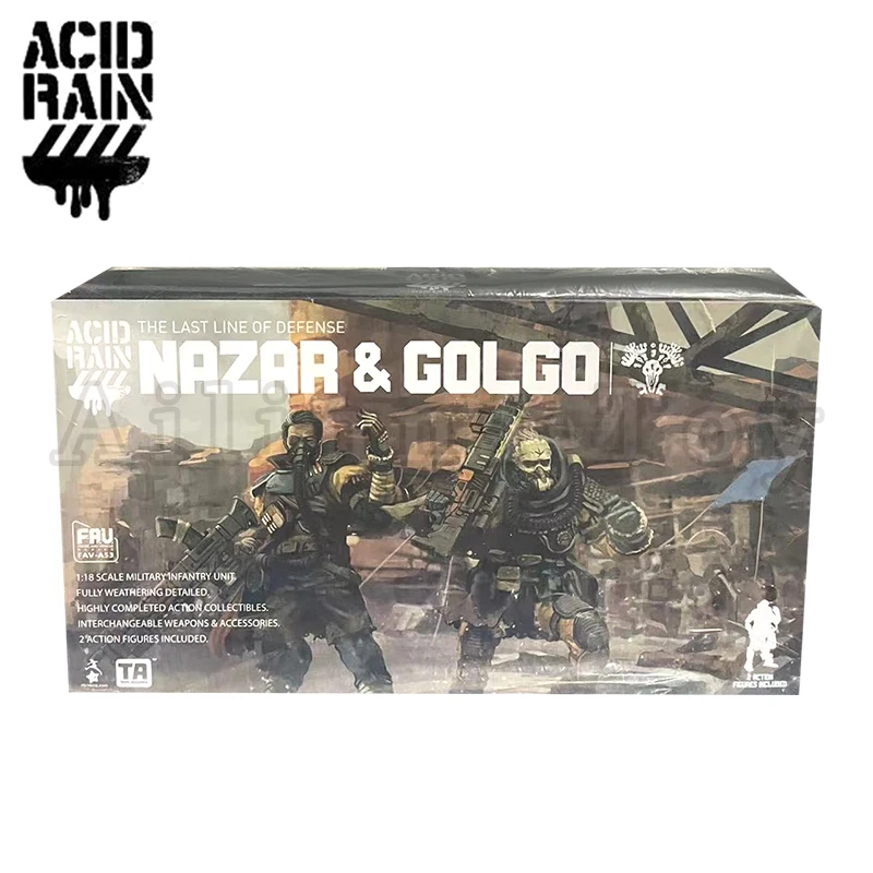 Zure Regen 1/18 Action Figure (2 Stks/set) FAV-A53 Nazar & Golgo Anime Collectie Militaire Model Gratis Verzending