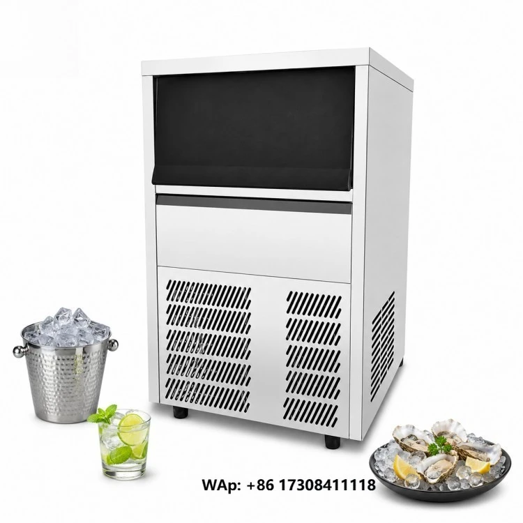 Automatic Industrial Chinese Outdoor Square Bar Ice Cube Nugget Maker Making Equipment Device Machine for Sale