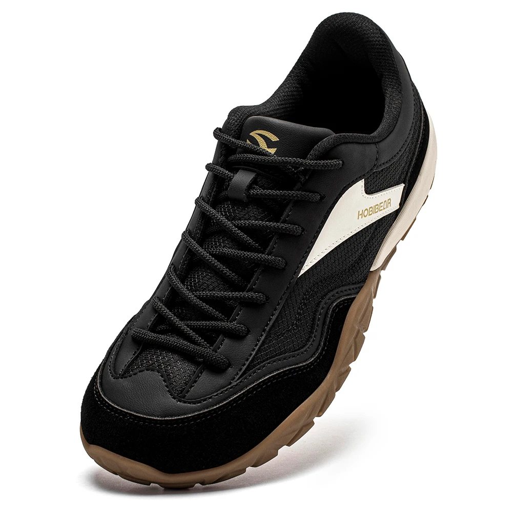 

HOBIBEAR Unisex Hiking Barefoot Shoes Wide Box Trail Running Sneakers Outdoor Walking Zero Drop Lace-Up Shoes for Women Men