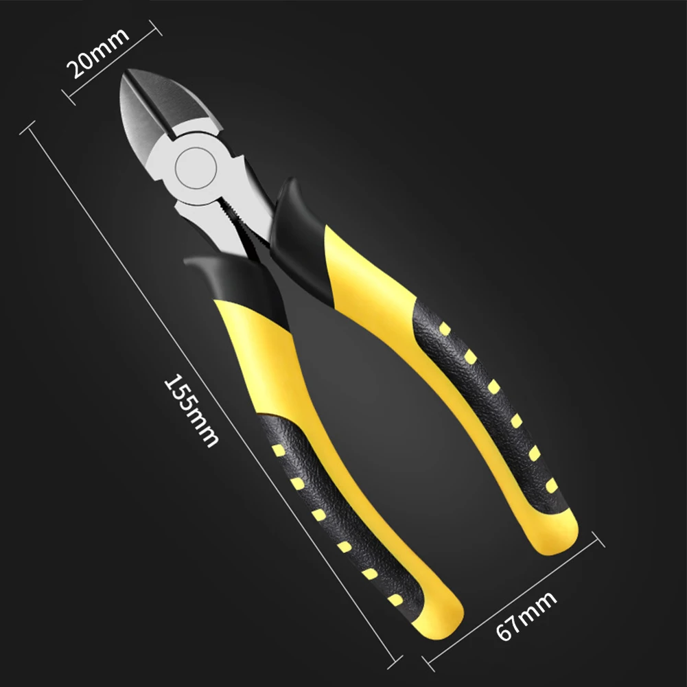 6 بوصة القاطع ذو طيات إبرة طويلة زردية عالية الكربون أسلاك الفولاذ القاطع أداة كهربائي متعدد الوظائف توفير الطاقة كماشة