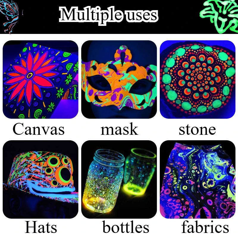 30ml 12/18 Color Luminous Pain - đánh giá và giá Metallic Paint Set