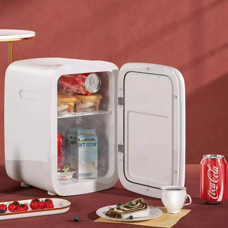 ‌ 스마트 터치스크린 20L 냉동고 - 사무실/가정용 미니 냉장고 (듀얼 모드 대용량 저소음 화장품 보관 냉장고)
