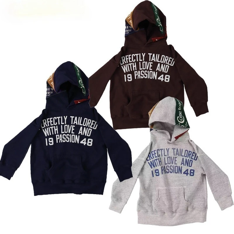 

Зимние японские детские толстовки с треугольным флагом, флисовая толстовка с капюшоном для мальчиков, толстовки для маленьких мальчиков, топы с длинными рукавами для девочек, базовый слой