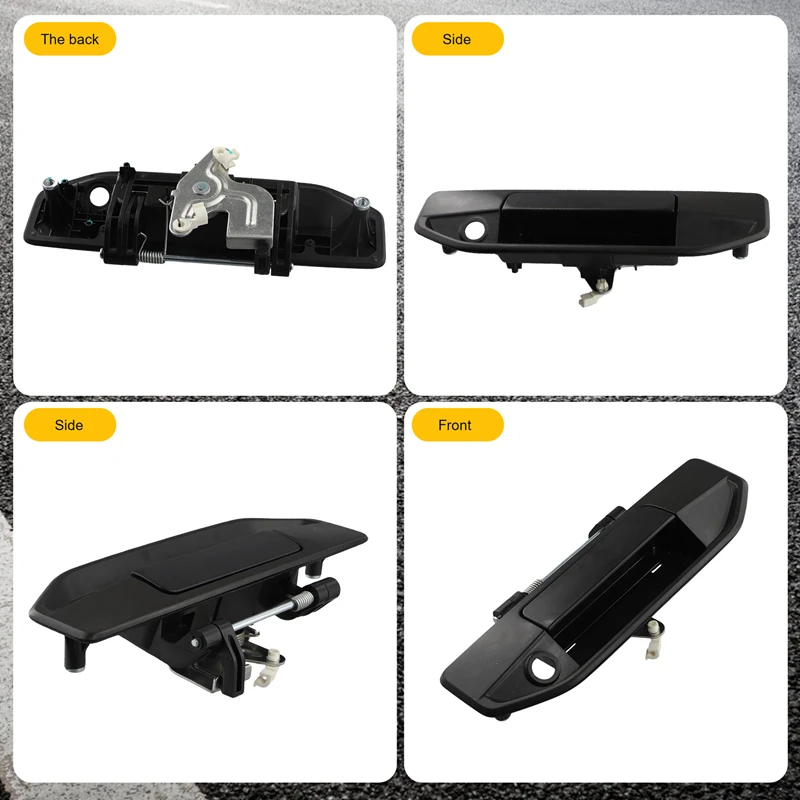 Trunk Outside Door Handle Rear Side Exterior Door Handle Cover With Camera Hole For Changan Hunter F70 Pickup