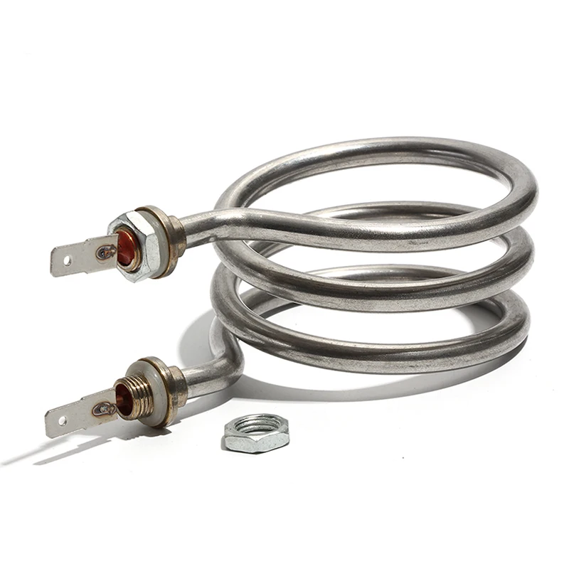 LUJINXUN-Elemento de aquecimento elétrico, distribuidor de água, tubo transversal de mola, 3 bobinas, 7mm, 220V, 800W