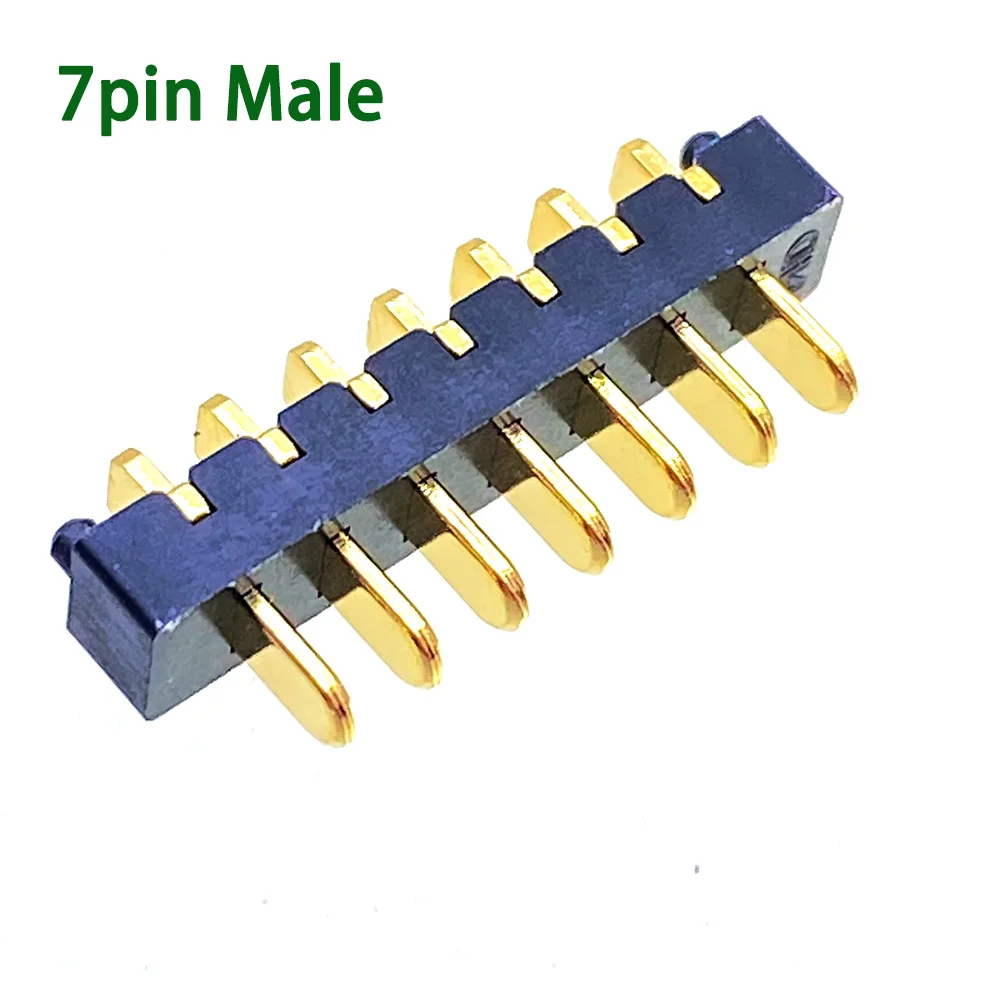5 uds 15A 12V conector de batería de hoja paso de alta corriente 3,0mm enchufe macho portátil médico eléctrico inteligente 2-12 pines