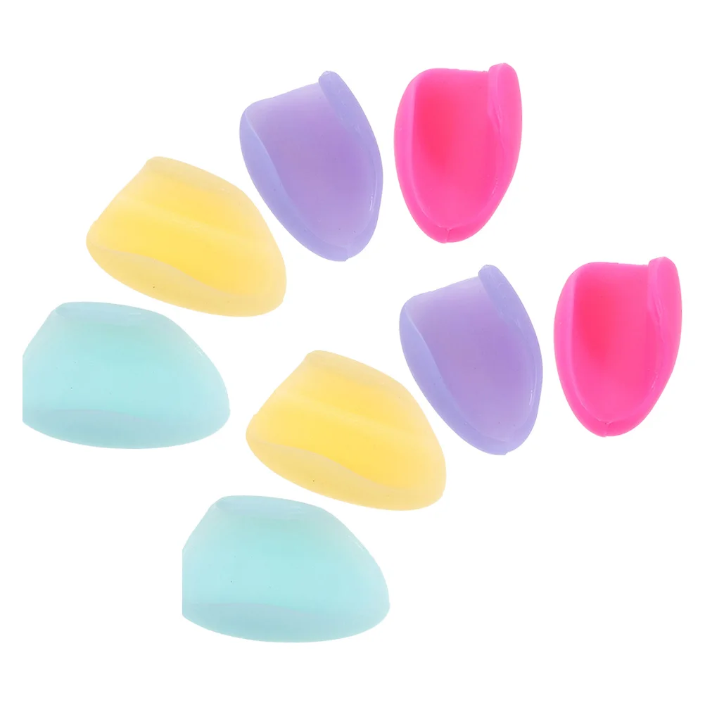 8 Pcs Flute Finger Rest Cushion Protector Refer Cover Soft for Silica Gel Thumb