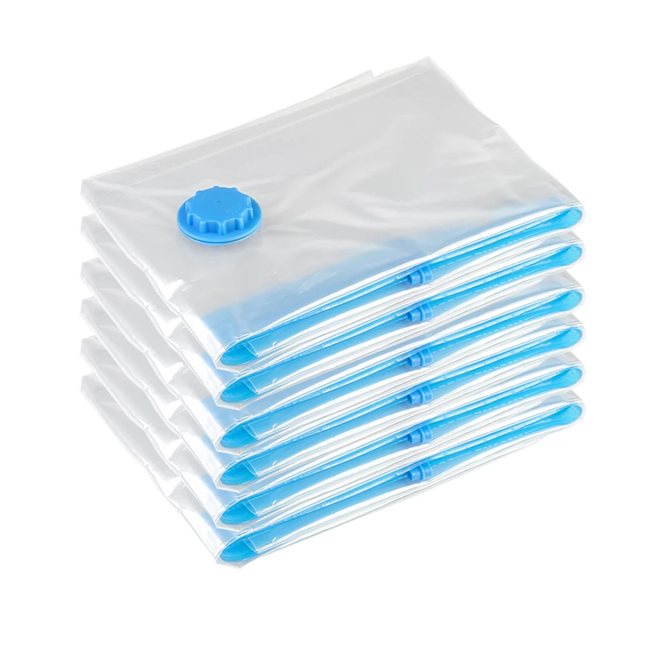 80x120cm Jumble Big Size Vacuum Storage Bags  Compression For Clothes Pillows Bedding Blanket More Space Save Travel Hand Pump