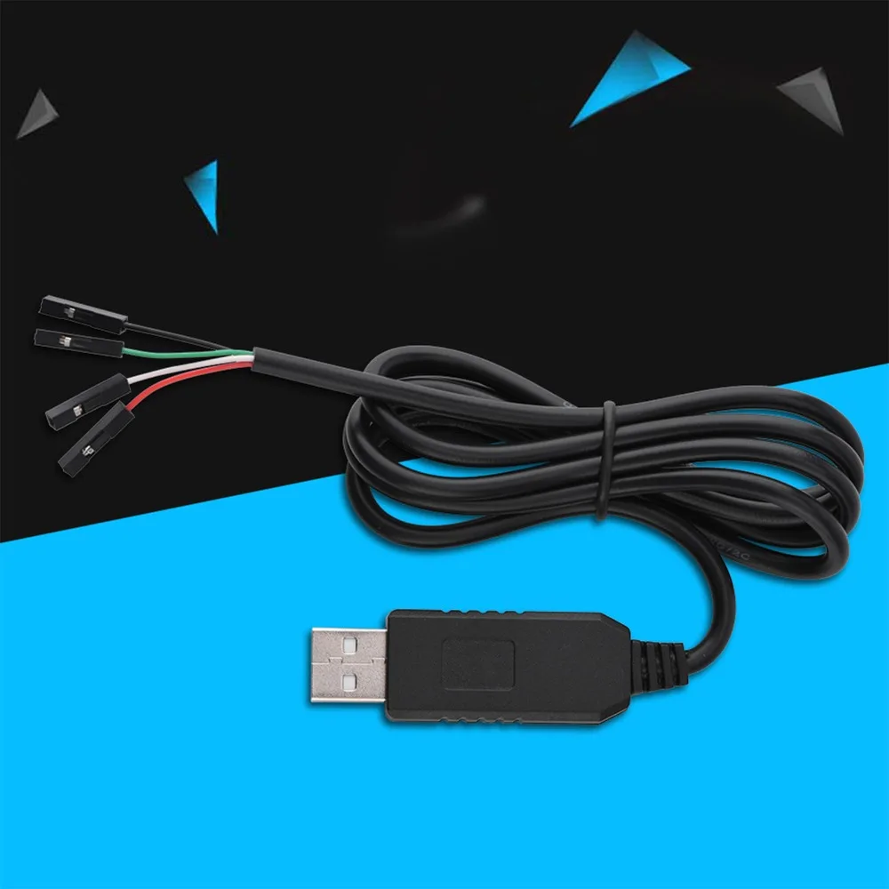PL2303HX RS232 USB إلى TTL محول 100 سنتيمتر طول واجهة تسلسلية USB إلى كابل TTL USB إلى COM/TTL STC تنزيل كابل
