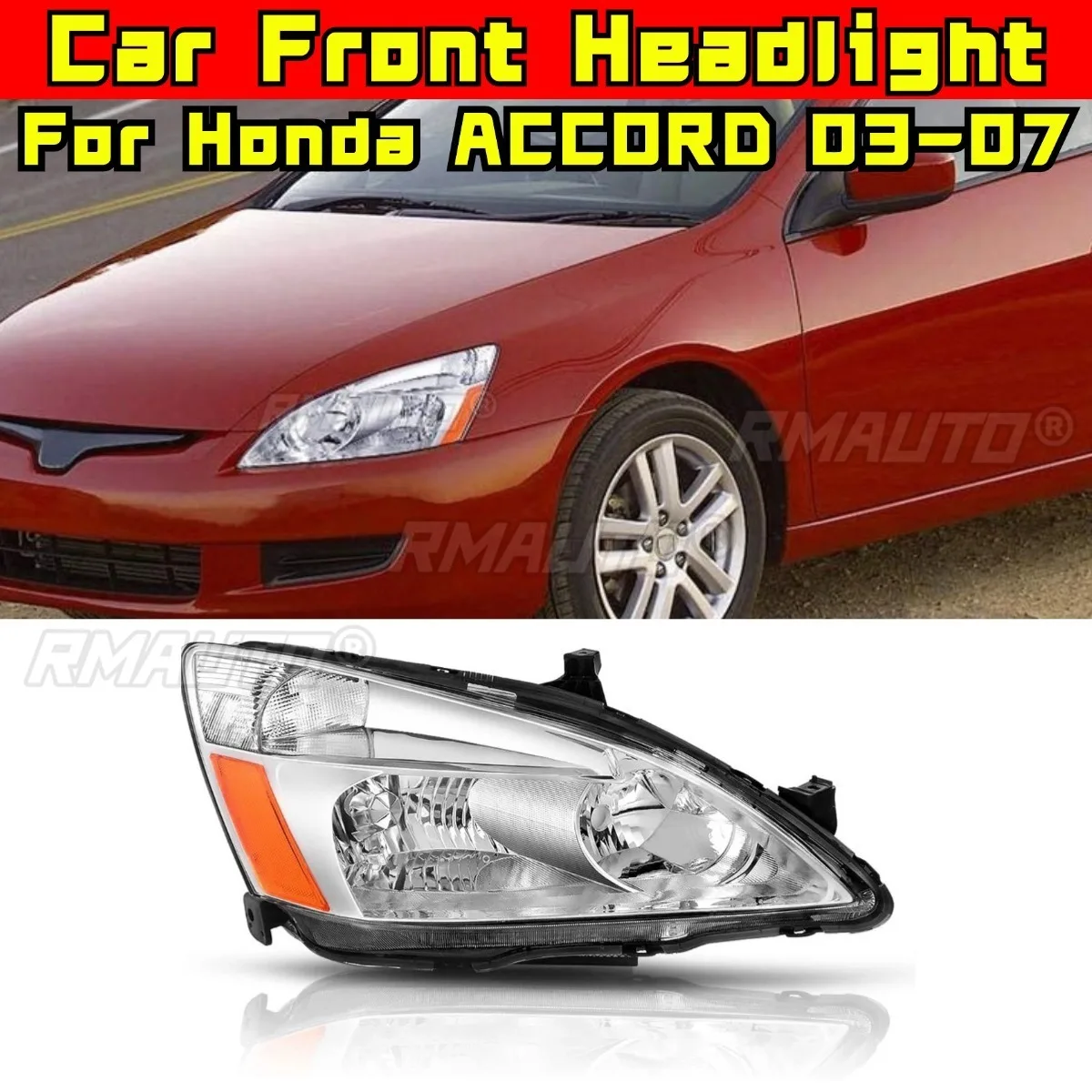 

For Honda ACCORD 2003-2007 Fog Lamp Daytime Running Light Waterproof Fog Lamp Car Headlight Assembly Modification 33151-SDA-A01