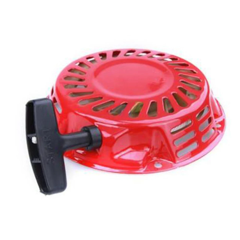 Mango de retroceso para motor de cortacésped, manija de arranque para Honda GX200, GX240, GX270, GX340, GX390, color negro, 2 piezas