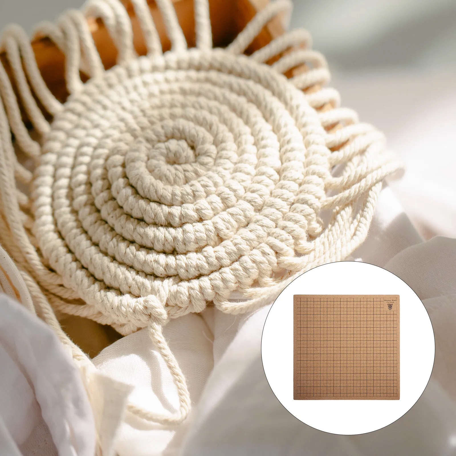

1 set 30cm Cork Macrame Board T Pins for Knotting Braiding DIY Crafts Jewelry Repair Tools Portable Reusable Sewing Accessories