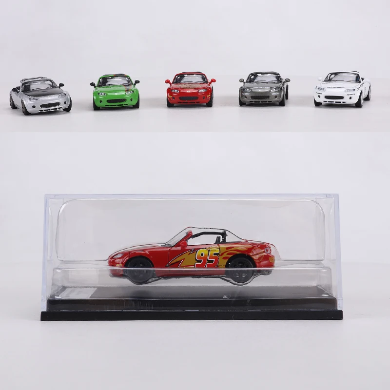 DCT 1/64 Mazda MX-5 voiture de course jouets en alliage véhicule à moteur moulé sous pression modèle en métal enfants cadeau de noël jouets pour garçons