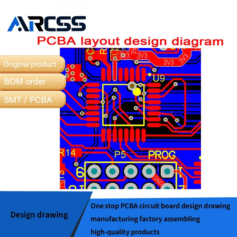 

One stop PCBA circuit board design drawing manufacturing factory assembling high-quality products