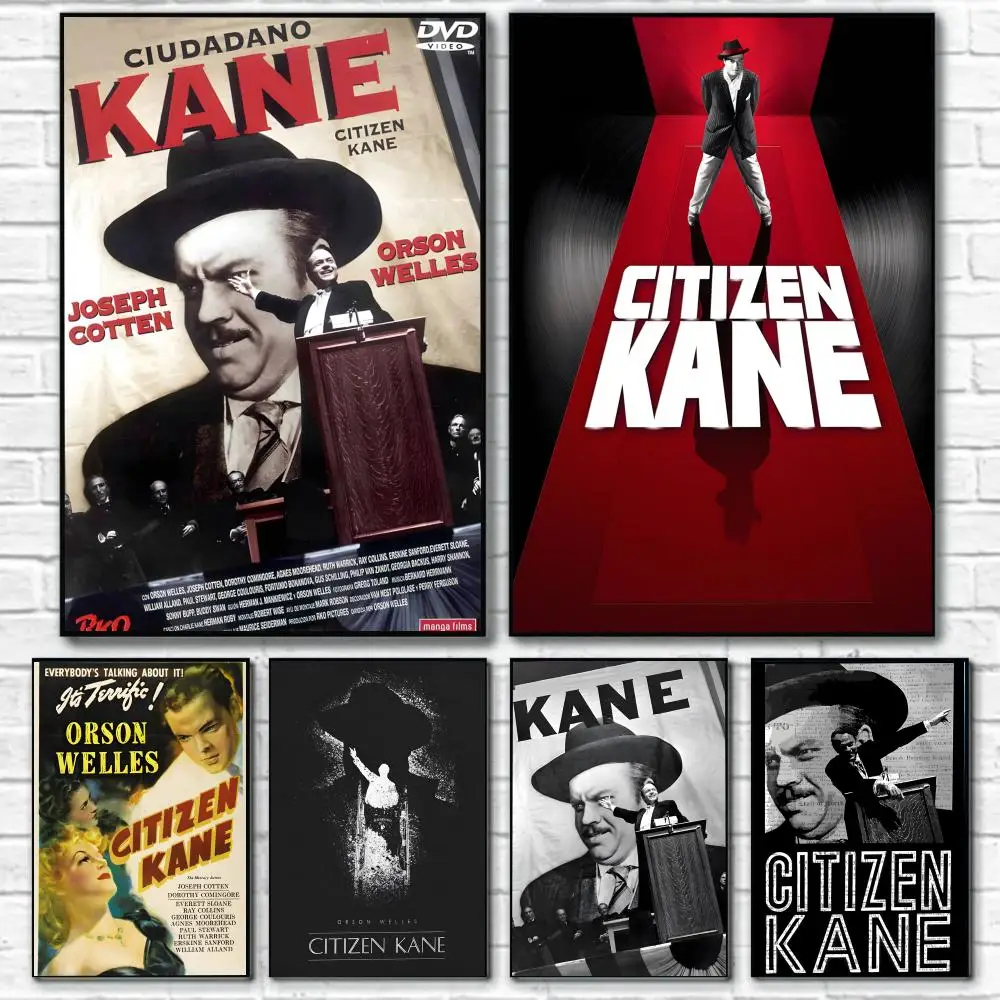 Legendary Classic Drama Film C-Citizen Kane Poster Self-adhesive Painting With Prints Home Bedroom Living Room Decoration