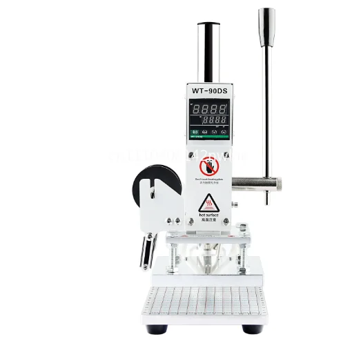 

Logo Heat Press Printer Machine Manual Bronzing Machine Hot Foil Stamping Machine for PVC Card leather paper embossing 110V/220V