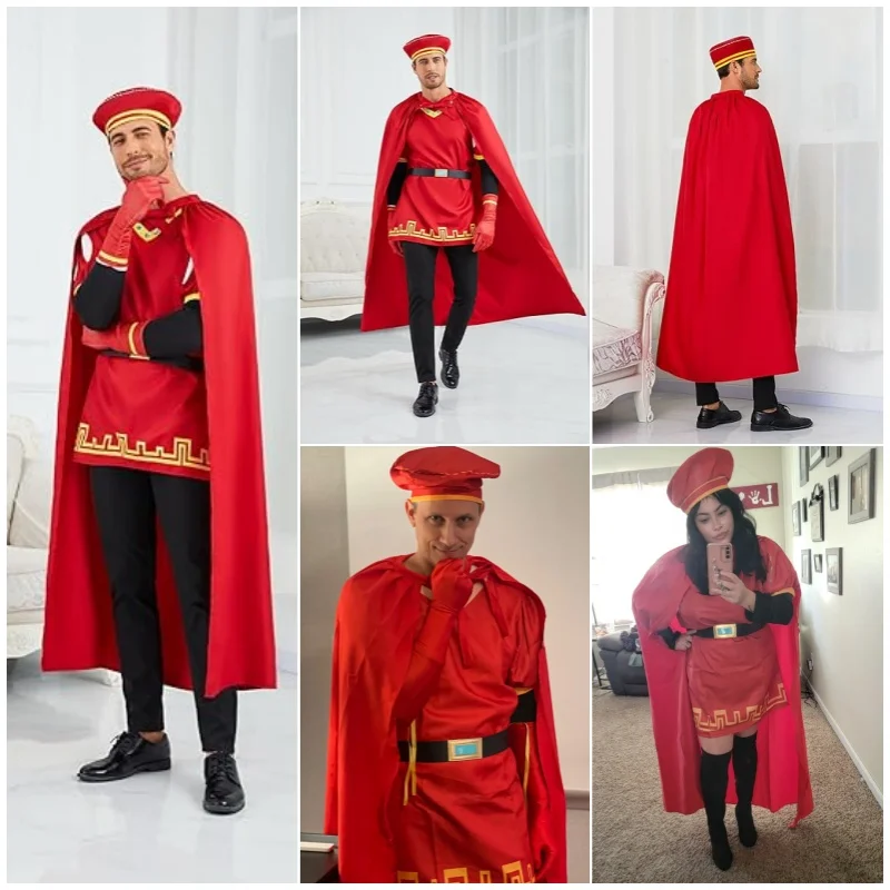 Lord Farquaad Cosplay Costume Shrek Carnival Uniform Adult King Hat Outfits Halloween Role Playing Holiday Party Costumes Adults view 6