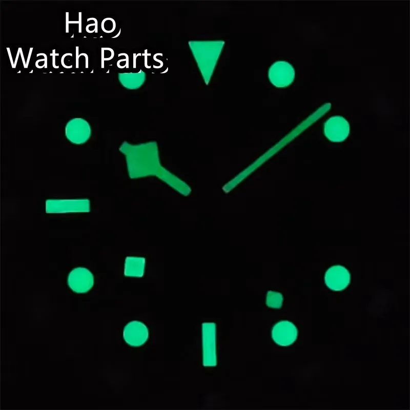 BLIGER 40 ملم NH34 GMT ساعة ميكانيكية للرجال أخضر مضيء أبيض أسود أزرق مينا زجاج الياقوت حزام من الفولاذ المقاوم للصدأ